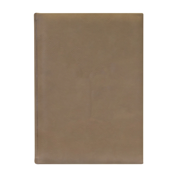 7" x 9 3/4" x 3/4" 112-page journal with satin bookmark... from ASI 74601 Calico