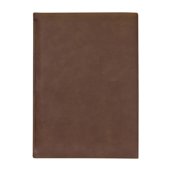 7" x 9 3/4" x 3/4" 112-page journal with satin bookmark... from ASI 74601 Calico