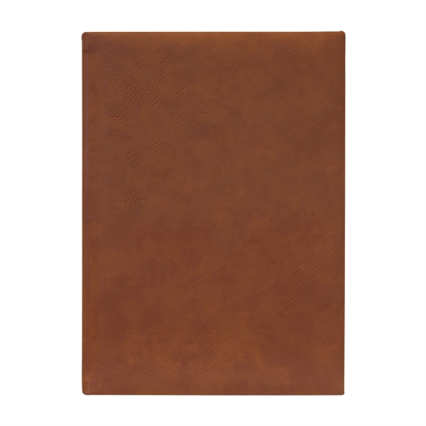 7" x 9 3/4" x 3/4" 112-page journal with satin bookmark... from ASI 74601 Calico