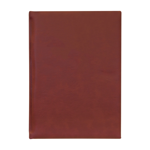 7" x 9 3/4" x 3/4" 112-page journal with satin bookmark... from ASI 74601 Calico