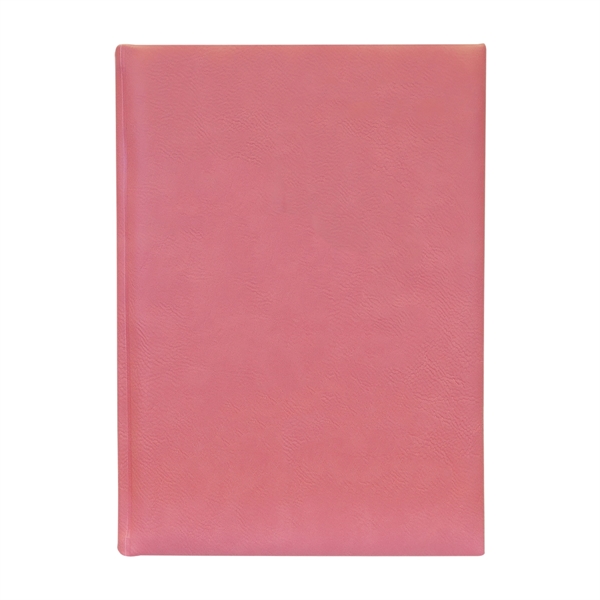 7" x 9 3/4" x 3/4" 112-page journal with satin bookmark... from ASI 74601 Calico
