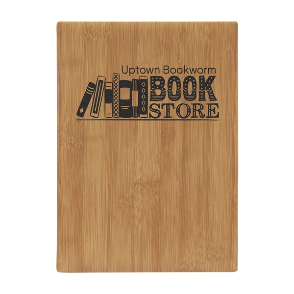 7" x 9 3/4" x 3/4" 112-page journal with satin bookmark... from ASI 74601 Calico