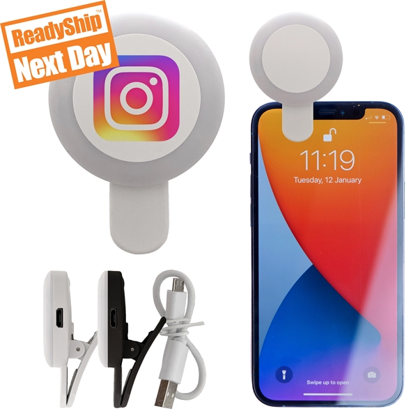 Selfie clip light for your mobile phone... from ASI 62124 iClick, Inc. / iClick®