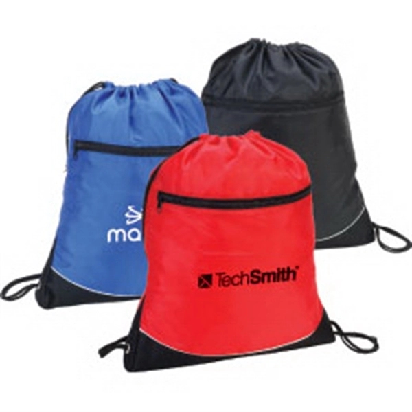 Drawstring shoulder pack made of 420 denier nylon and 600 denier... from ASI 37455 Atteff International Inc