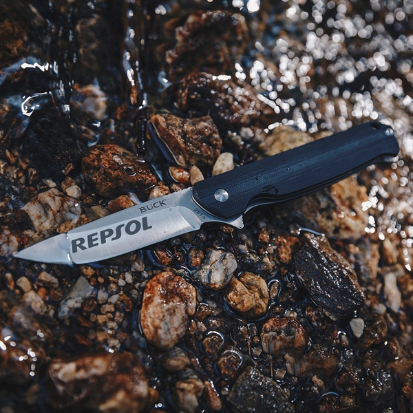 The Langford is a slender, elegant knife from Buck Knives. 4.5"... from ASI 46170 Compass Industries Inc