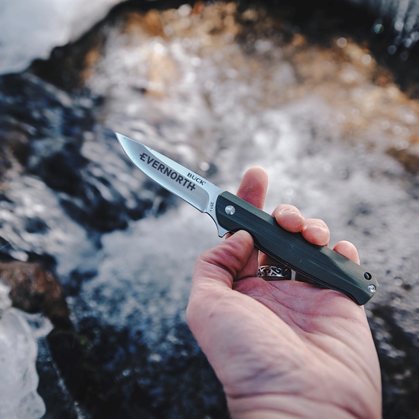 The Langford is a slender, elegant knife from Buck Knives. 4.5"... from ASI 46170 Compass Industries Inc