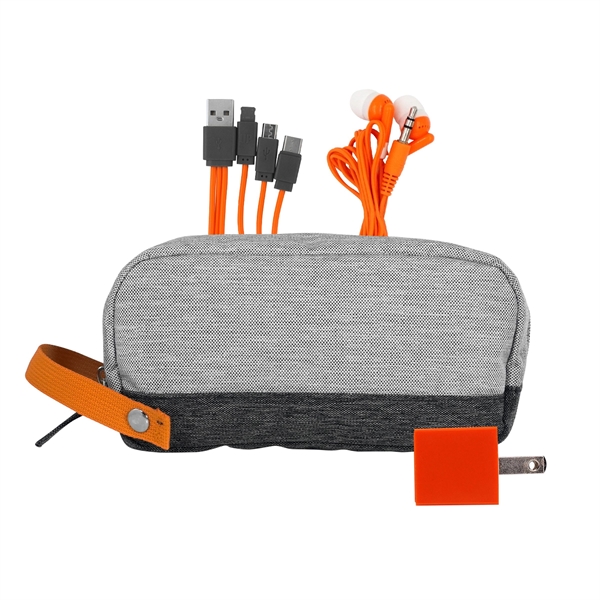 Bay Two Tone Wall Charging Travel Set... from ASI 30208 A P Specialties / AP Specialties