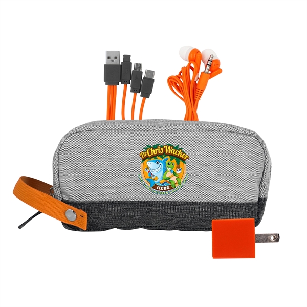 Bay Two Tone Wall Charging Travel Set... from ASI 30208 A P Specialties / AP Specialties