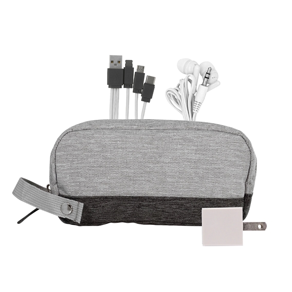 Bay Two Tone Wall Charging Travel Set... from ASI 30208 A P Specialties / AP Specialties