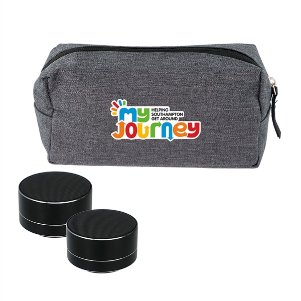 XL G LINE HOCKEY PUCK BLUETOOTH SPEAKER SET... from ASI 30208 A P Specialties / AP Specialties