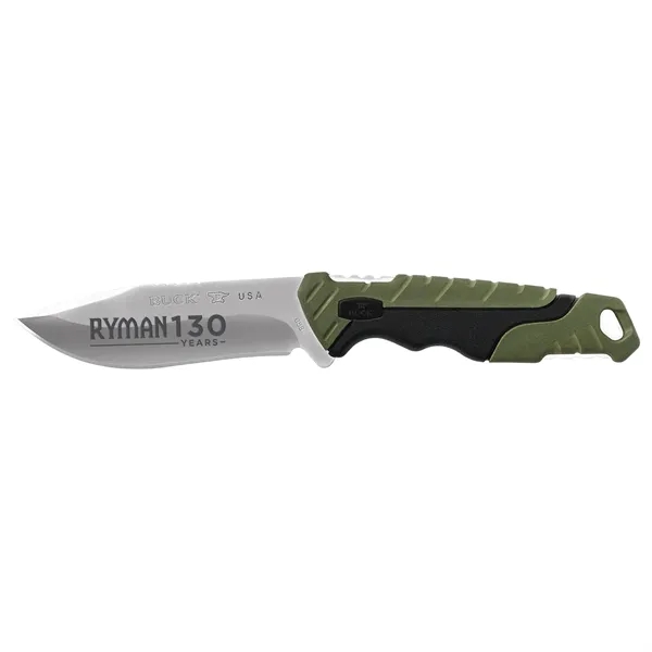 USA-Made, multi-purpose hunting knife from Buck Knives. 4.75" glass filled nylon... from ASI 46170 Compass Industries Inc