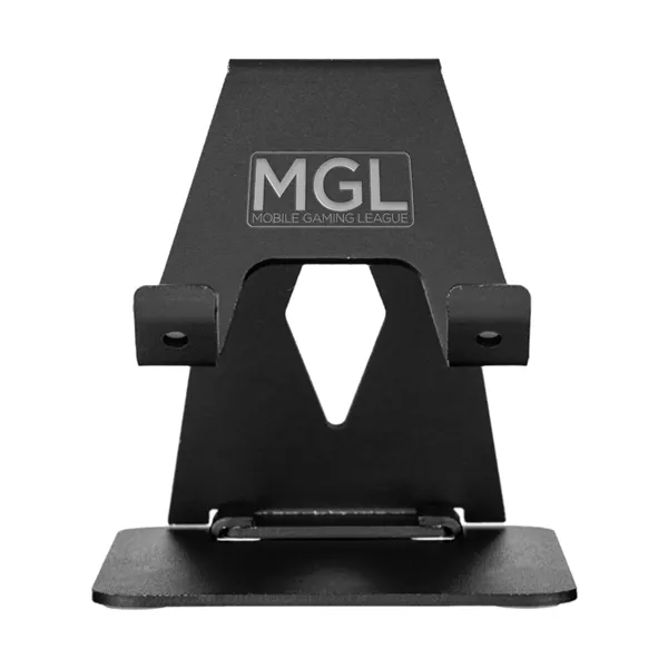 2.75" x 3" x 3" aluminum cellphone holder and tablet stand... from ASI 62088 IDProductsource