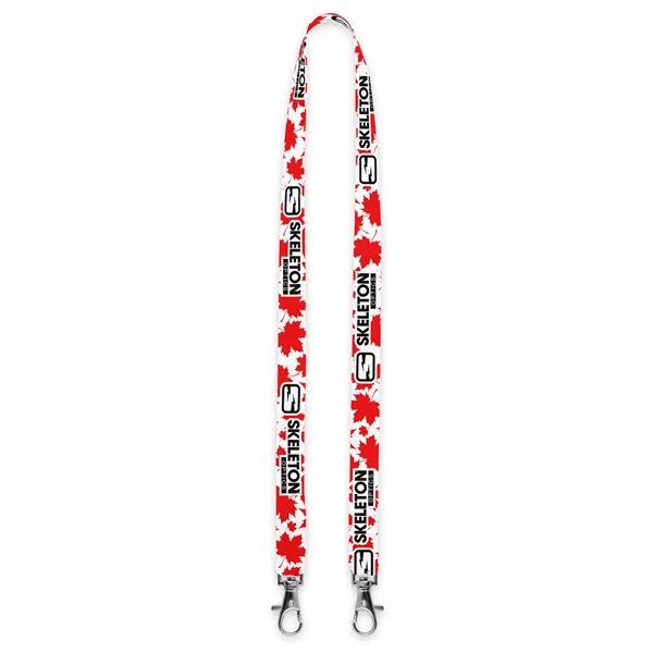 Digitally printed mask lanyard that measures 1/2" x 24".... from ASI 90807 Tekweld