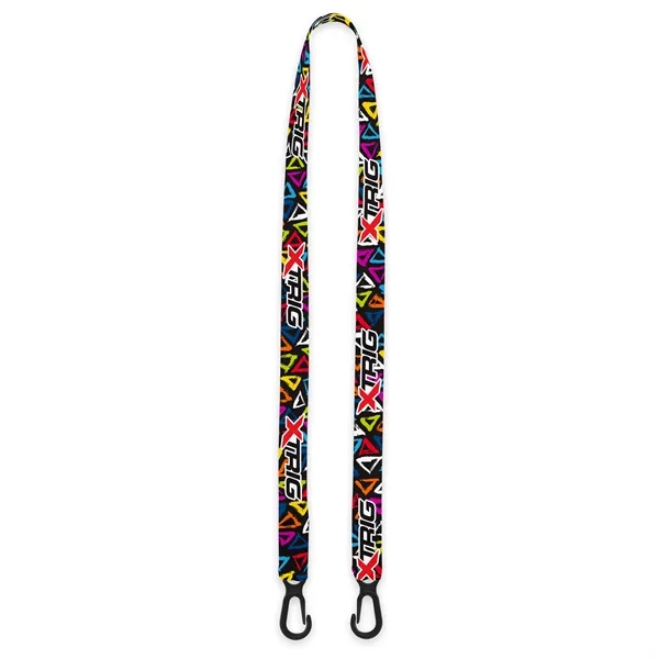 Digitally printed mask lanyard that measures 1/2" x 24".... from ASI 90807 Tekweld