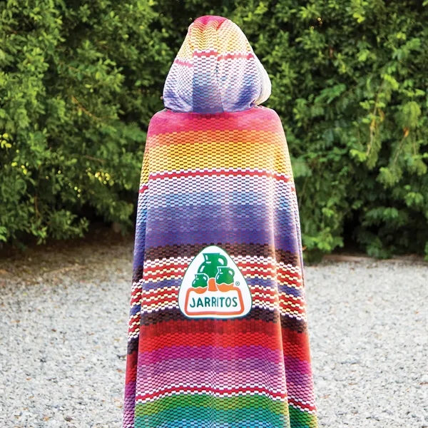 60" x 80" hooded blanket with 3 adjustable snaps.... from ASI 90913 Terry Town