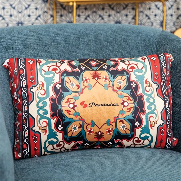 12" x 20" custom lumbar pillow with pillow insert and 100%... from ASI 90913 Terry Town