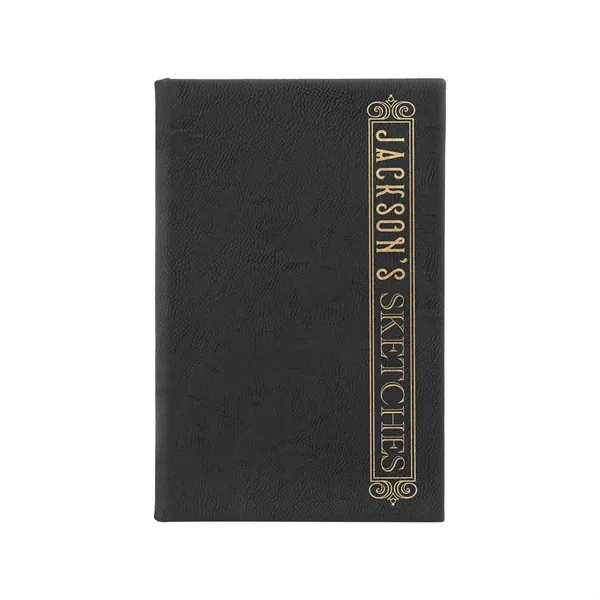 5 1/4" x 8 1/4" leatherette sketch book.... from ASI 74601 Calico