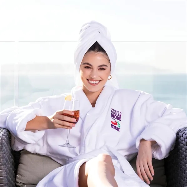 Terry velour shawl collar robe that's made of 100% cotton.... from ASI 90913 Terry Town