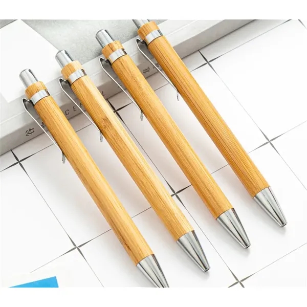 Eco-friendly bamboo pen + free 1c silkscreen imprint or laser engrave... from ASI 37218 Athena Promo (tm)