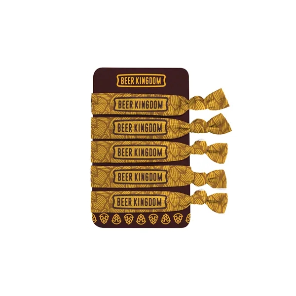 Full color set of 3 hair ties with a retail-style packaging... from ASI 45657 Pop! Promos