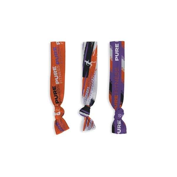 Full color set of 3 hair ties with a retail-style packaging... from ASI 45657 Pop! Promos