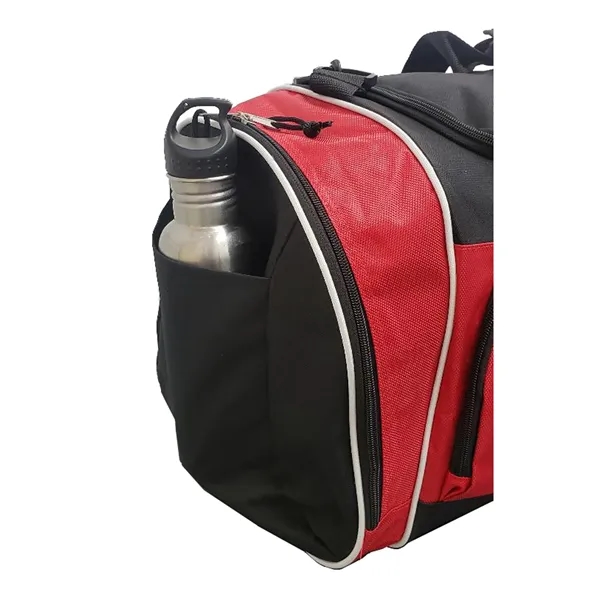 Duffel bag with bottle holder... from ASI 34046 Allcasion Travelware Co