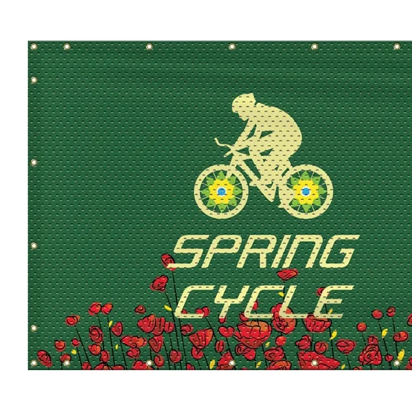 4' H x 48' W Polyester Mesh Banner-Many indoor and outdoor... from ASI 80228 Quinn