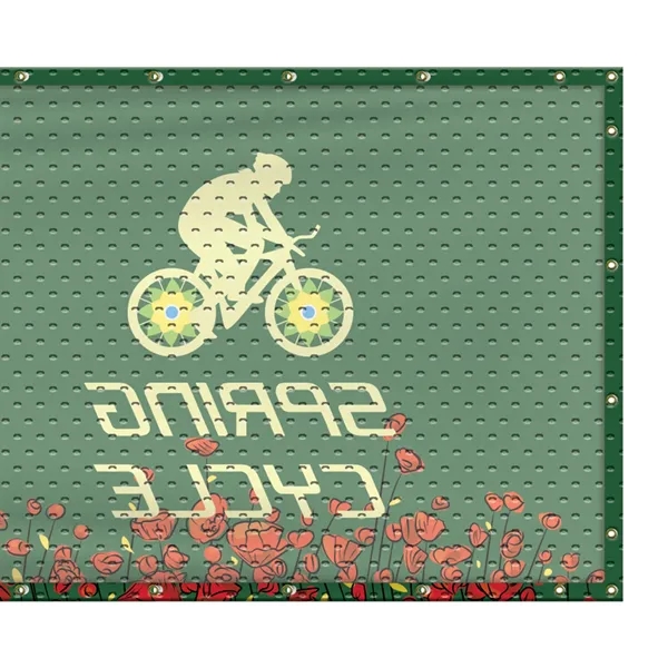 4' H x 48' W Polyester Mesh Banner-Many indoor and outdoor... from ASI 80228 Quinn