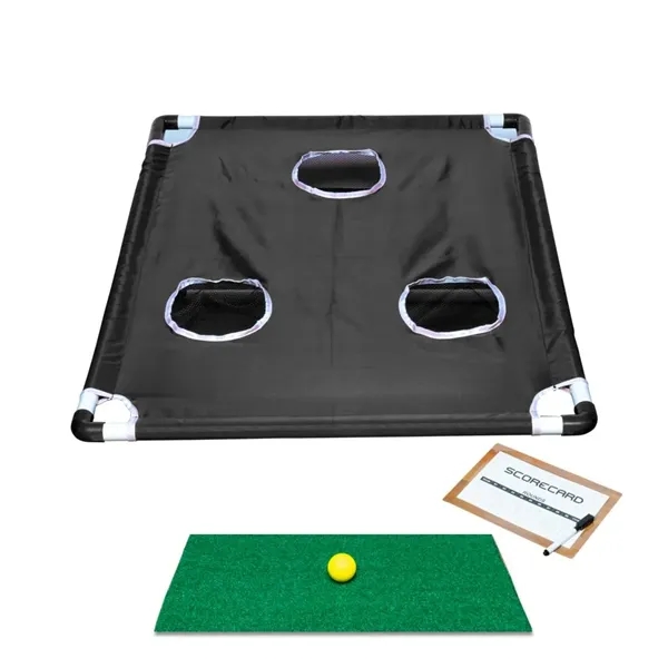 Portable pop-up chip golf game with 16 soft foam balls, golf... from ASI 76730 Peerless Umbrella Co Inc / Threads By Peerless