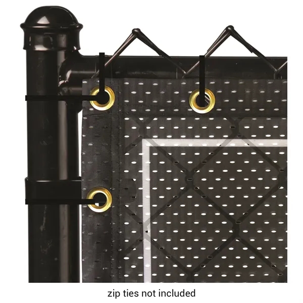 5' H x 12' W Polyester Mesh Banner-Many indoor and outdoor... from ASI 80228 Quinn