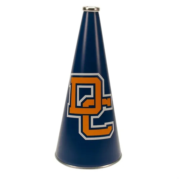 Blank megaphone made of plastic with steel handle and aluminum mouthpiece.... from ASI 77280 Pepco Poms / Pepco Poms