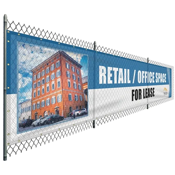 5' H x 24' W Polyester Mesh Banner-Many indoor and outdoor... from ASI 80228 Quinn