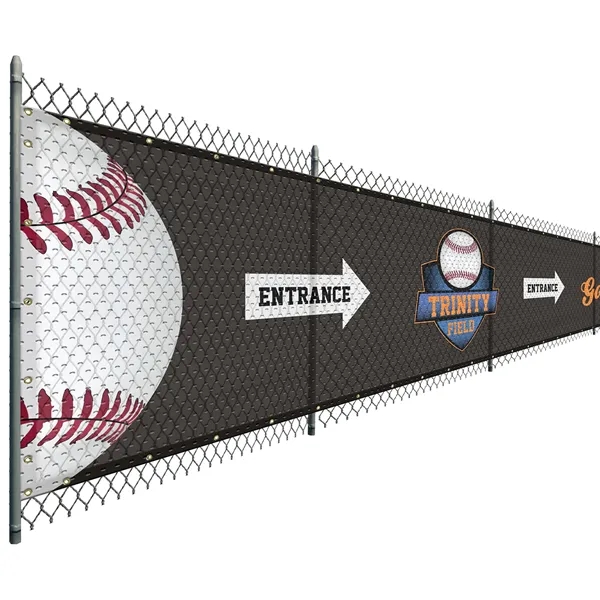 5' H x 48' W Polyester Mesh Banner-Many indoor and outdoor... from ASI 80228 Quinn