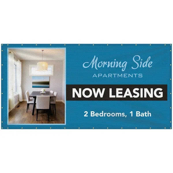 6' H x 12' W Polyester Mesh Banner-Many indoor and outdoor... from ASI 80228 Quinn