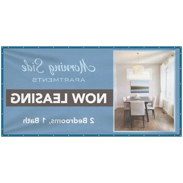 6' H x 12' W Polyester Mesh Banner-Many indoor and outdoor... from ASI 80228 Quinn
