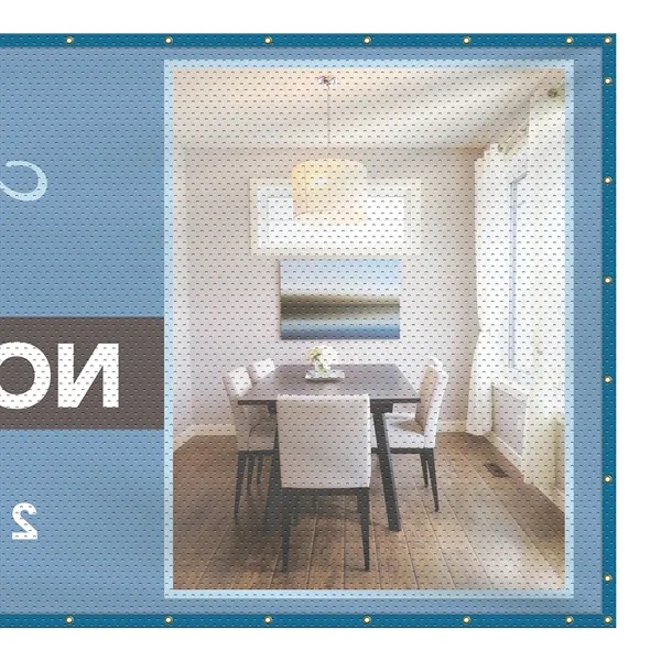 6' H x 12' W Polyester Mesh Banner-Many indoor and outdoor... from ASI 80228 Quinn