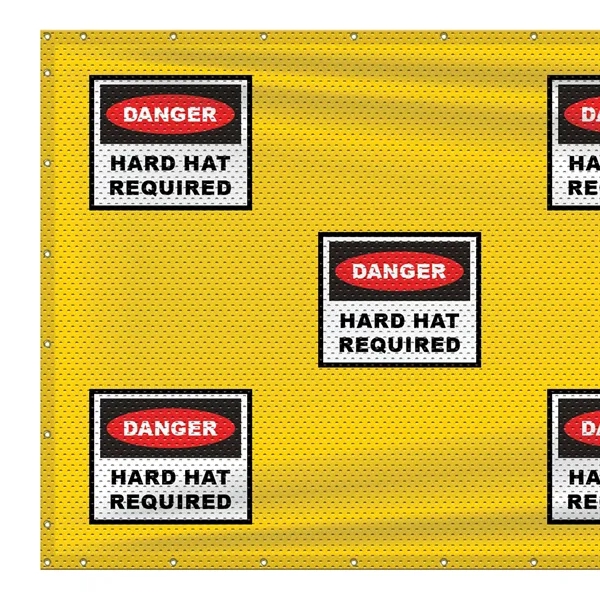 6' H x 48' W Polyester Mesh Banner-Many indoor and outdoor... from ASI 80228 Quinn