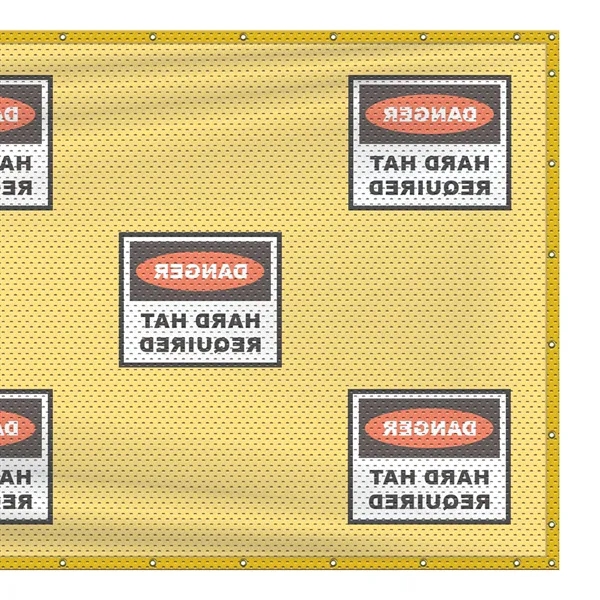 6' H x 48' W Polyester Mesh Banner-Many indoor and outdoor... from ASI 80228 Quinn