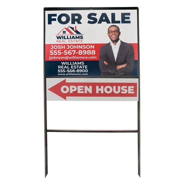 Full color aluminum sign printed on one or two sides.... from ASI 77280 Pepco Poms