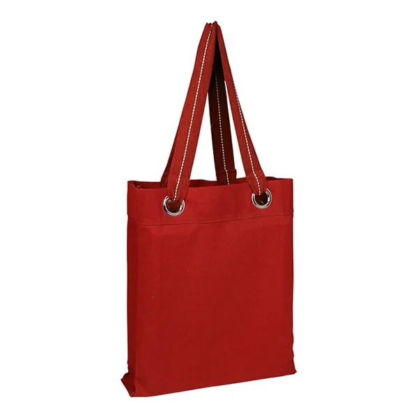 Cotton tote made of 12 oz. cotton canvas with large grommets... from ASI 34046 Allcasion Travelware Co