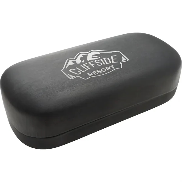 Black deeper hard clam shell style eyeglass case, 1 1/2" depth.... from ASI 54100 Fields Manufacturing Inc / TargetLine®