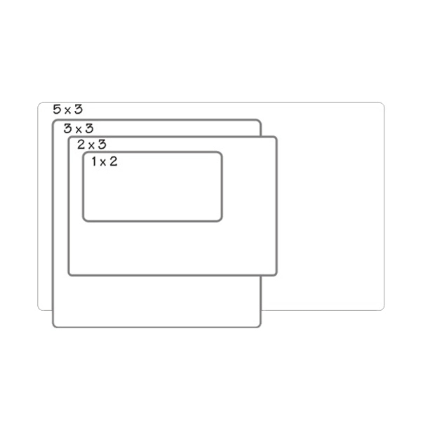 White Paper Label 3" x 3".... from ASI 57713 Glow Promotions / Glow Promotions