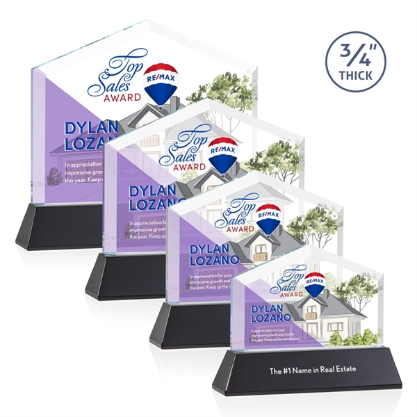 Micasa VividPrint™ Award on Newhaven - Black... from ASI 84592 St Regis Group / St Regis