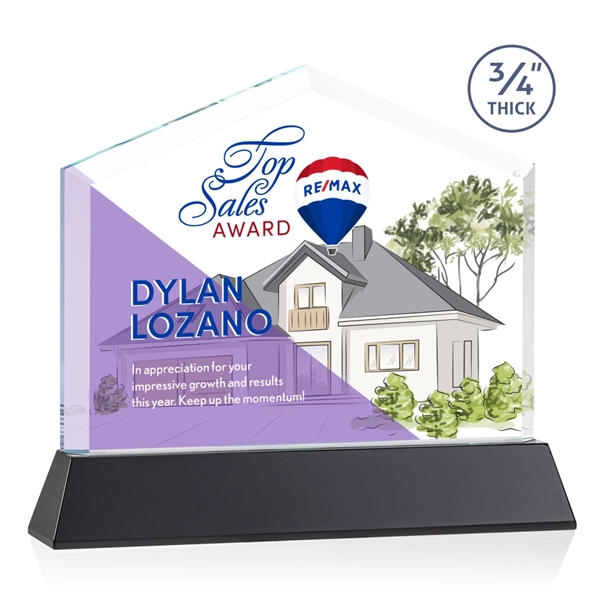 Micasa VividPrint™ Award on Newhaven - Black... from ASI 84592 St Regis Group / St Regis