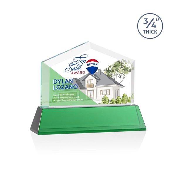 Micasa VividPrint™ Award  on Newhaven - Green... from ASI 84592 St Regis Group / St Regis