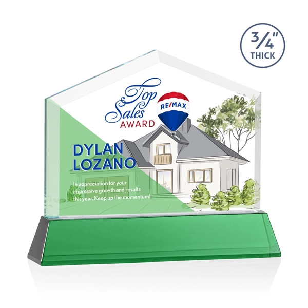 Micasa VividPrint™ Award  on Newhaven - Green... from ASI 84592 St Regis Group / St Regis