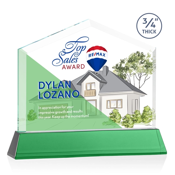 Micasa VividPrint™ Award  on Newhaven - Green... from ASI 84592 St Regis Group / St Regis