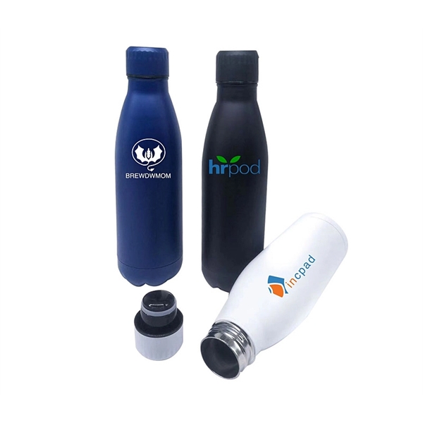 17 oz. double wall stainless steel tumbler with free 1 color... from ASI 37218 Athena Promo (tm)