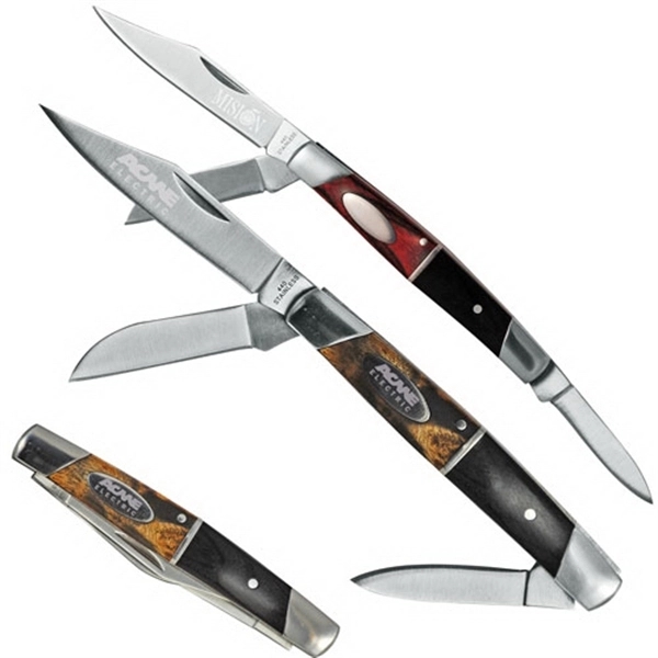Triple-blade pocket knife.... from ASI 37455 Atteff International Inc