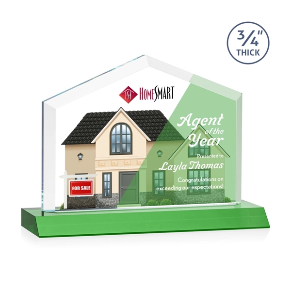 Micasa VividPrint™ Award - Green... from ASI 84592 St Regis Group / St Regis